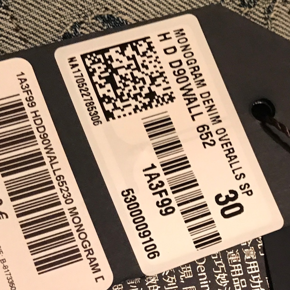 2017 Supreme Louis Vuitton men’s jacquard denim - Picture 2 of 8